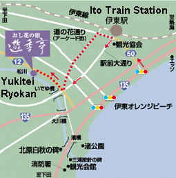 Directions to Yukitei Ryokan