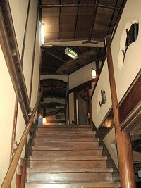 Stairs inside Homeikan ("Bekkan")