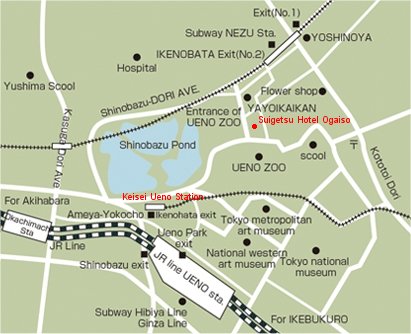 Directions to Suigetsu Hotel Ogaiso