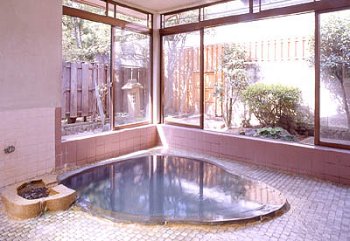 Indoor Hot Spring Bath at Ryokan Mitsui