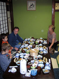 Guests at Tajimaya (courtesy of BF, Tokyo, Japan)