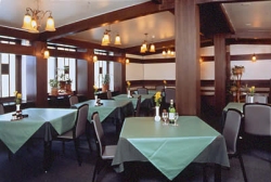 Restaurant inside Omiya Ryokan
