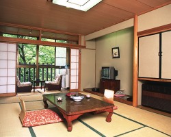 Guest Room at the Bankyu Hotel