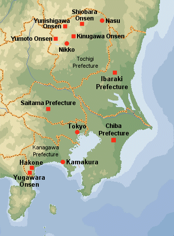 Ryokans in the Greater Kanto Region