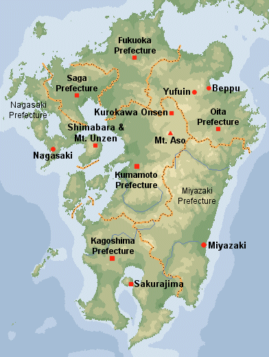 Ryokans in the Kyushu Region