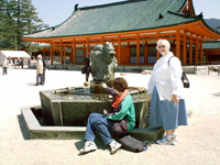 Guests at Heian Shrine, Kyoto