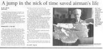 Newpaper article on Bob Swift - WWII POW