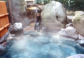 Outdoor Hot Spring Bath at Izumiso
