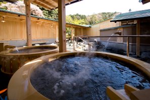 Women's Outdoor Hot Spring Bath at Yukinosato