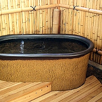 Private Open-Air Bath at Shinsen Ryokan