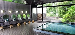 Indoor Hot Spring Bath at Hotel Kosho