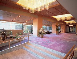 Lobby at the Toi Fujiya Hotel