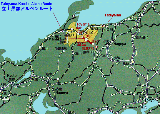 Map to Raichoso