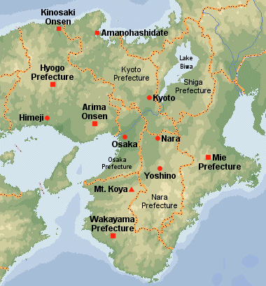 Ryokans in the Kansai Region