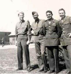 Dad and Zimmer crew at Drew Field - 1944